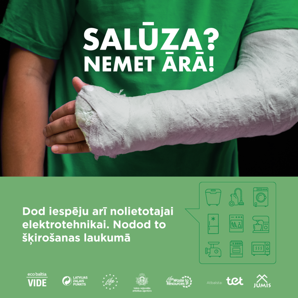 Aicina nodot nevajadzīgo elektrotehniku atkritumu šķirošanas laukumā un laimēt vērtīgas balvas