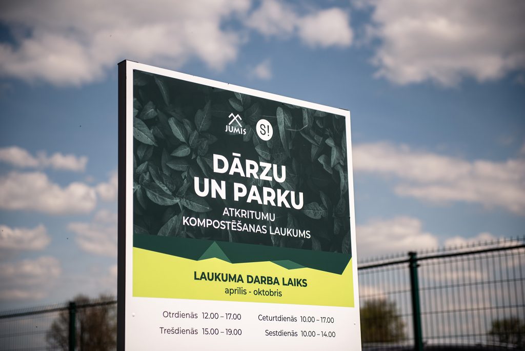 Siguldā svinīgi atklāts dārzu un parku atkritumu kompostēšanas laukums “Kreiļi”