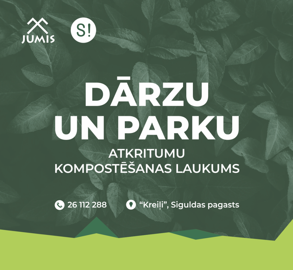2. aprīlī darbu atsāks dārzu un parku atkritumu kompostēšanas laukums “Kreiļi”