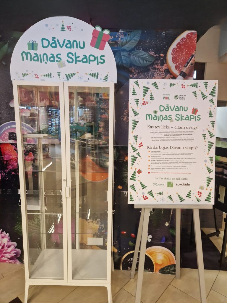 Aptauja: 90% Latvijas iedzīvotāju kaut reizi ir saņēmuši nenoderīgu dāvanu,Siguldā atklāts dāvanu maiņas skapis