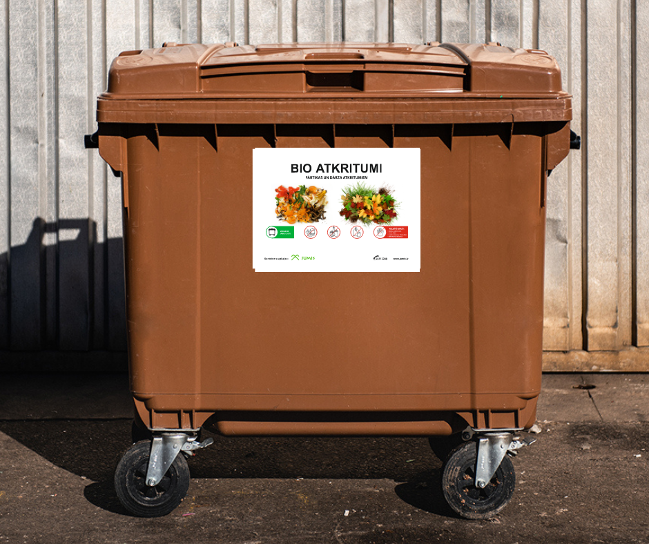 Bioloģisko atkritumu apsaimniekošana no jaunā gada – kas jāzina iedzīvotājiem?