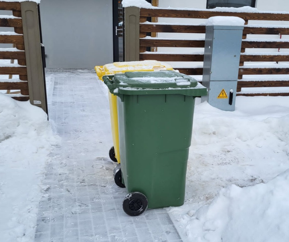 Pareizi attīrīts laukums – laikus iztukšots konteiners!