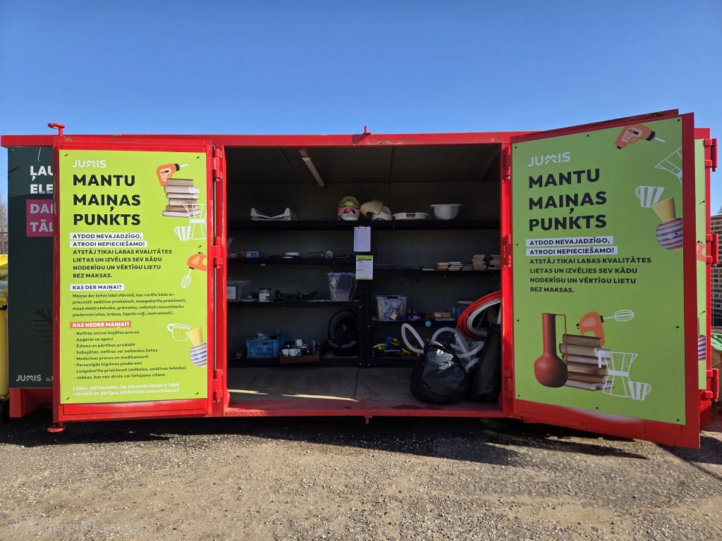 “JUMIS” Siguldas pilsētas SIA aicina: pavasara tīrīšanā izmanto mantu maiņas skapi